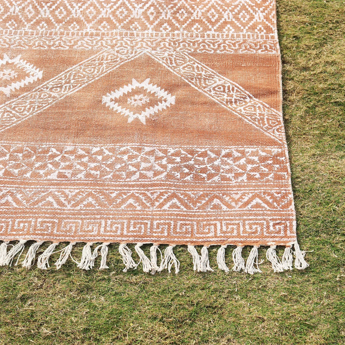 Blue Rug Hand Block Print Rug Area Dining Room Rug Rag Rug Yoga Mat Indoor/Outdoor Rug Bohemian Decor Rug 6x9 Feet