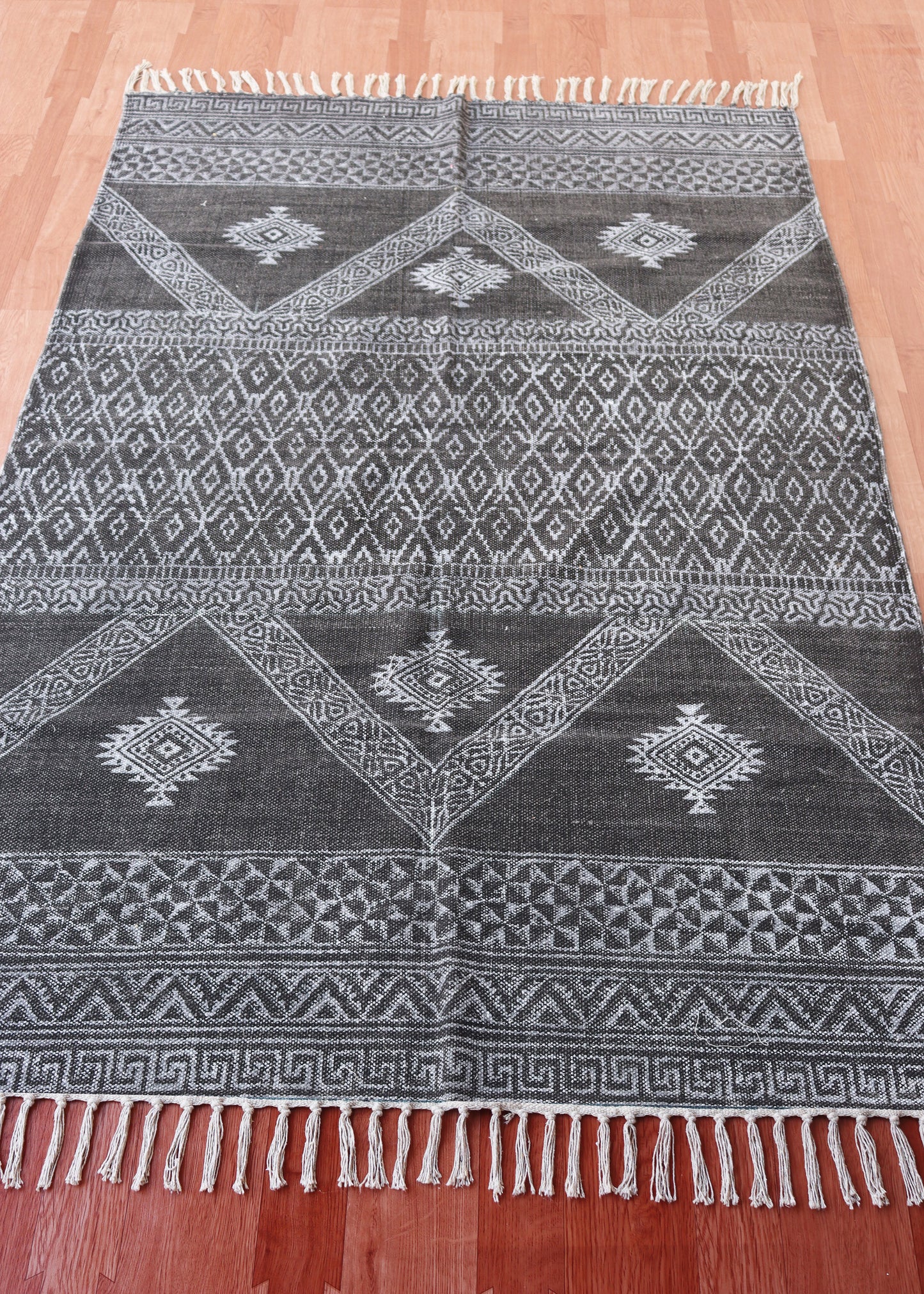 Rug For Bedroom, Indian Print Rug, Custom Size Rug, Navajo Rug, Living Room Rug Hand Weave Rug, Navajo Rug, Floral Print Rug, 9x12 Feet Rug