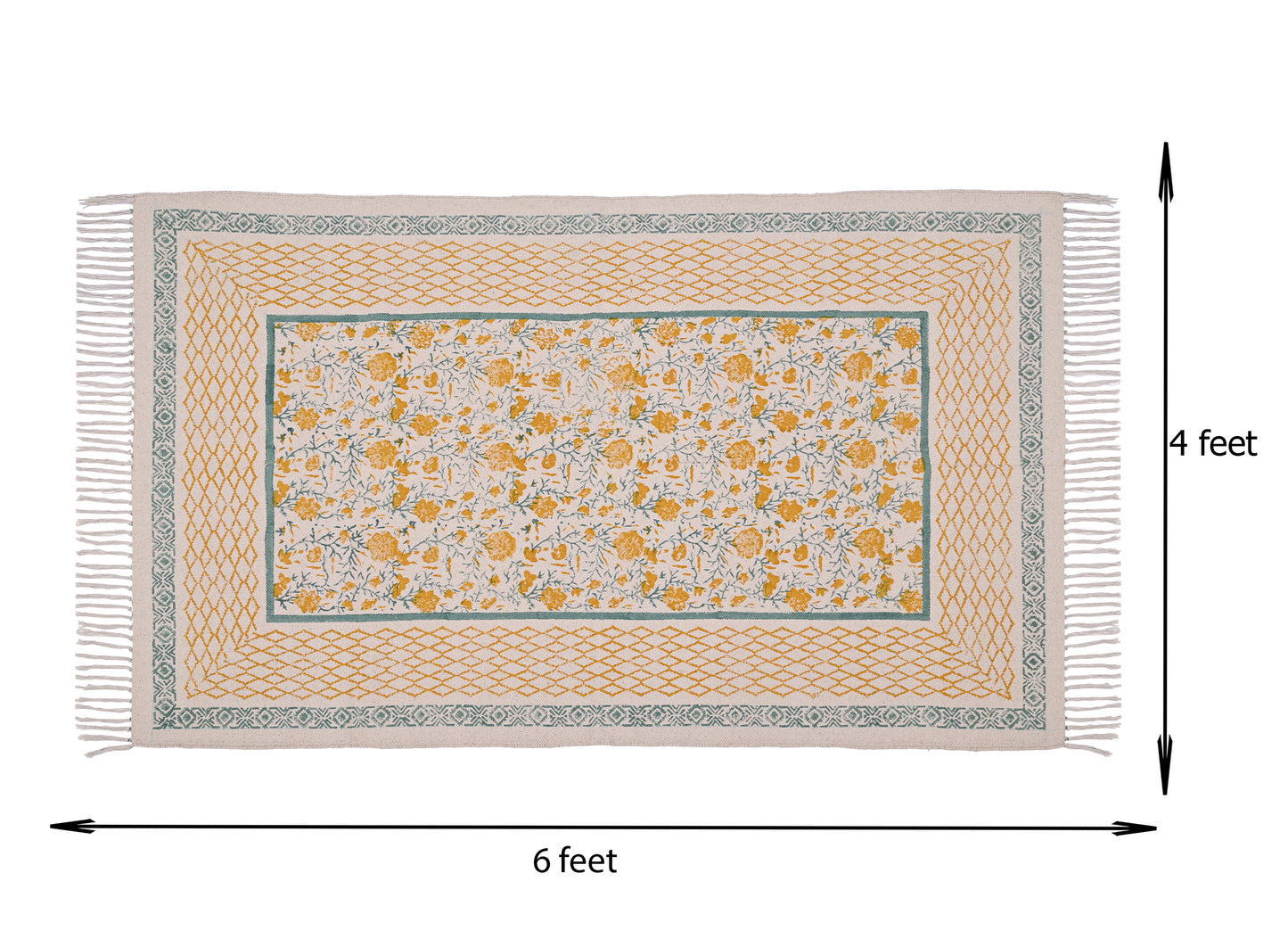 4x10 feet Runner  Handmade  Runner Large Cotton Area Runner Rug Custom Area Rug  living room rug Handmade Corridor Autumn Décor Outdoor