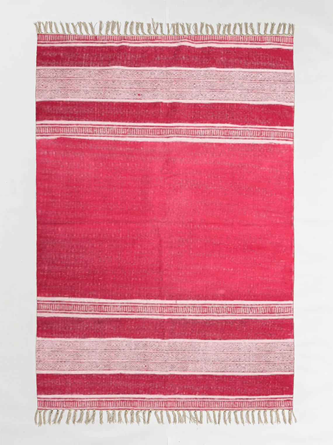 Red Maroon Cotton Rug Hand Block Print Rug Handmade Rug Custom size rug, 100 Cm x 280 Cm