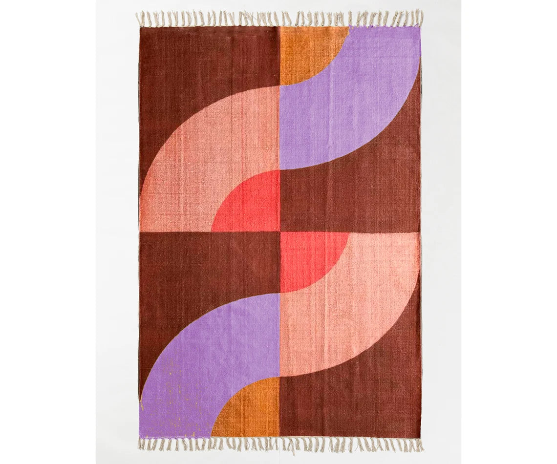 Cotton rug Block print rug Multicolor rug Handmade rug Indoor rug Modern rug Latest design rug Stair runner rug Square rug 6x6 Rug 8x10 Feet